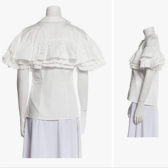 NWT: Alexis Ruffled Blouse - Picture 1 of 6